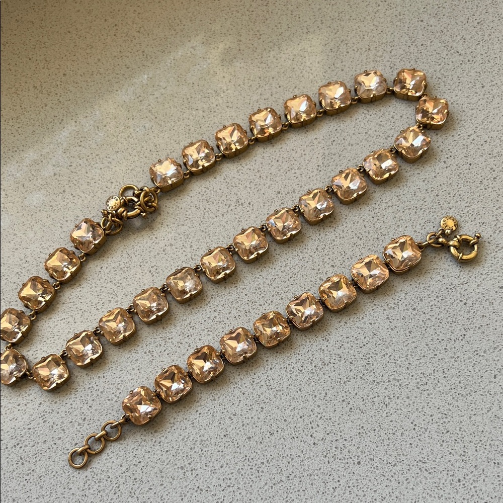 J.Crew necklace and bracelet set